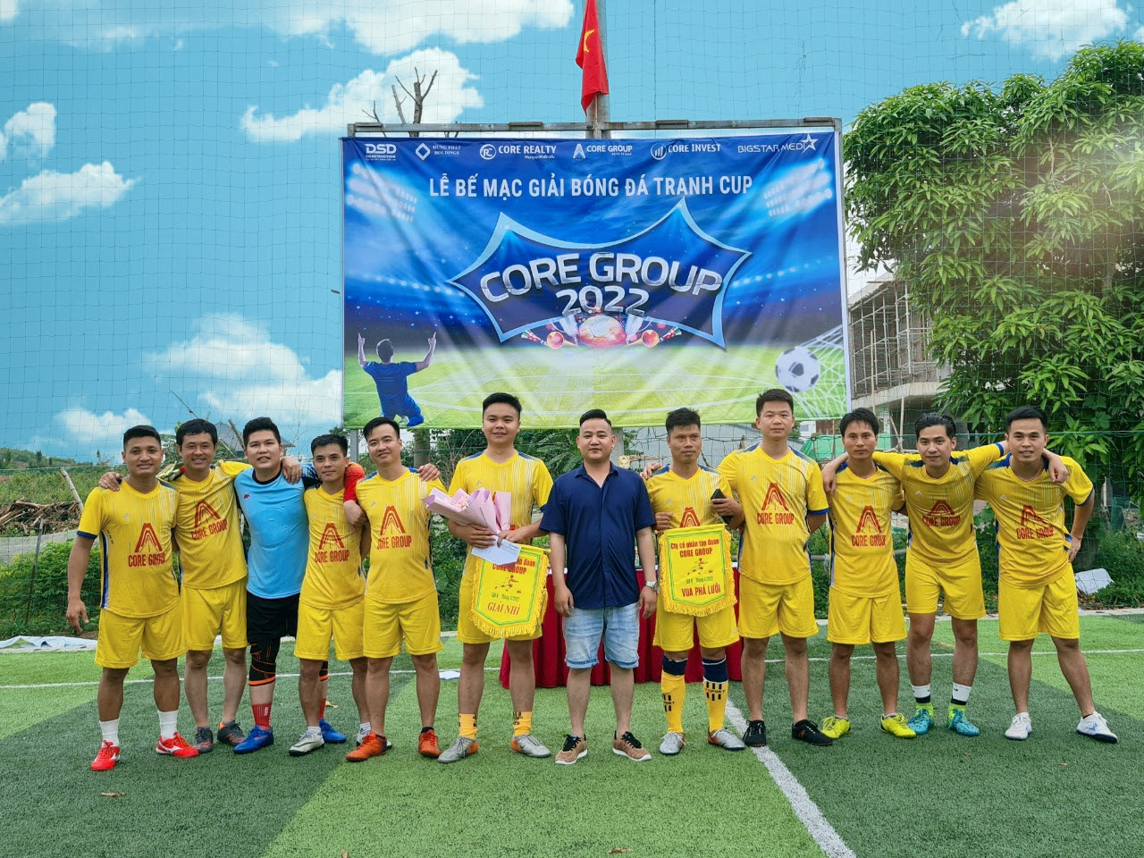 Lễ Bế mạc Giải bóng đá nam tranh cúp Core Group 2022 lần thứ V