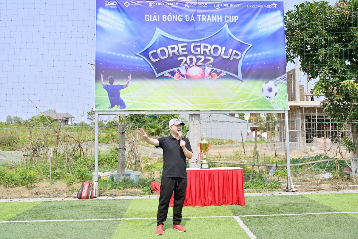 Khai mạc Giải bóng đá nam tranh cúp Core Group 2022 lần thứ V