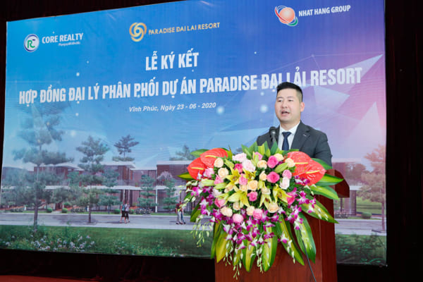 Ông Nguyễn Văn Dương – CEO Core Group phát biểu tại buổi lễ