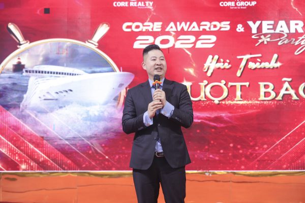 Ông Nguyễn Văn Dương – CEO CoreGroup phát biểu tại Lễ vĩnh danh Core Awards 2022